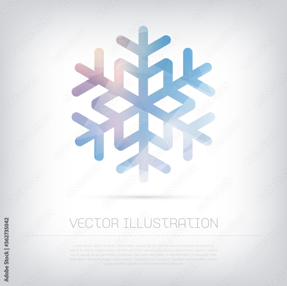 vector snowflake icon vector snowflake icon