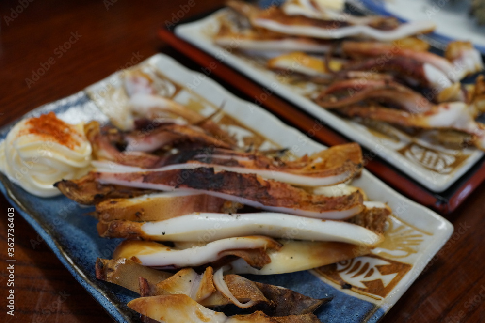 イカ焼き　シーフード　海の家　メニュー　夏休み　美味しい　炭焼き