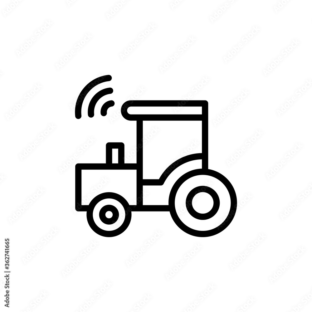 Construction, tractor, farm icon. Simple line, outline vector elements of automated farming icons for ui and ux, website or mobile application Construction, tractor, farm icon. Simple line, outline vector elements of automated farming icons for ui and ux, website or mobile application