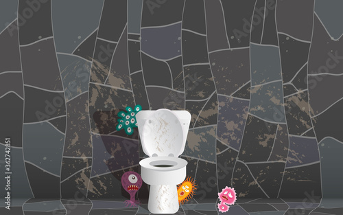 disease and germs in the toilets