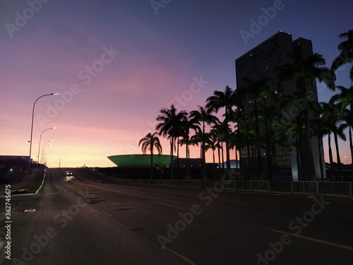 Wallpaper Mural Brasilia sunset Torontodigital.ca
