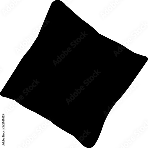 Cornhole Toss Silhouette Vector