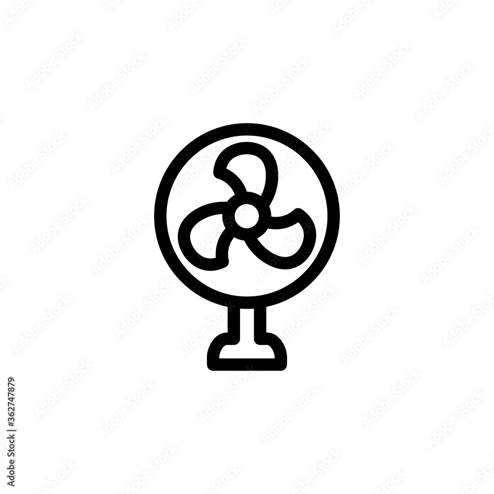 standing fan icon vector symbol template standing fan icon vector symbol template