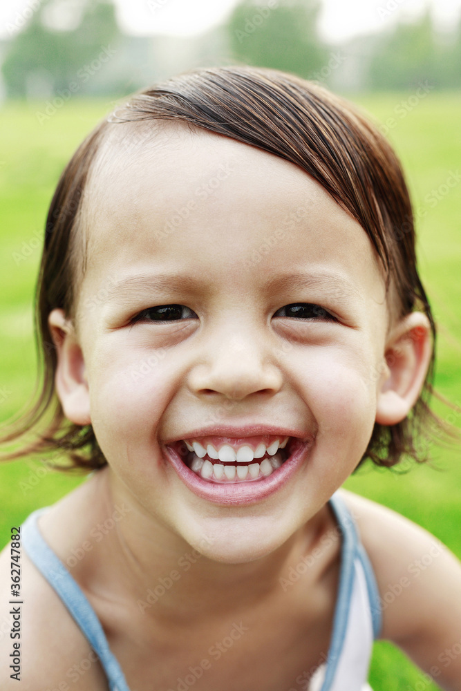Little girl smiling Little girl smiling