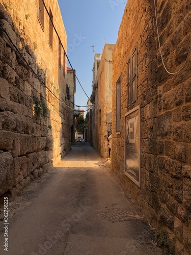 narrow street in the old town