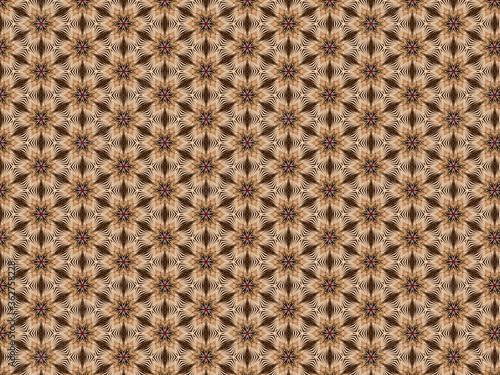 geometric background pattern of straw