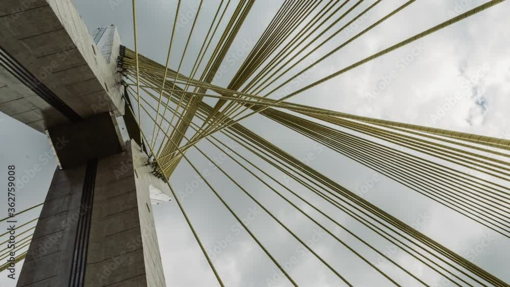Timelapse of Estaiada bridge, Sao Paulo, Brazil Timelapse of Estaiada bridge, Sao Paulo, Brazil