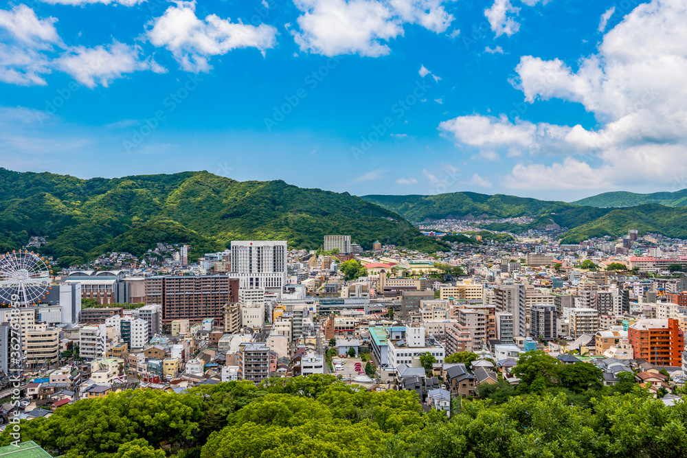 長崎市内の風景　都市景観