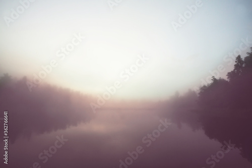 Fog on the lake © Galyna Andrushko