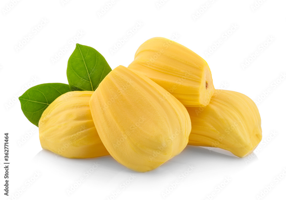 Jackfruit isolated on white background Jackfruit isolated on white background