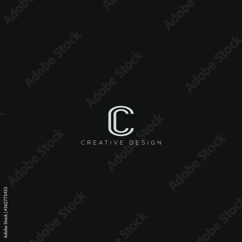 Creative letter C/CC logo , icon, app desin.minimal logo.