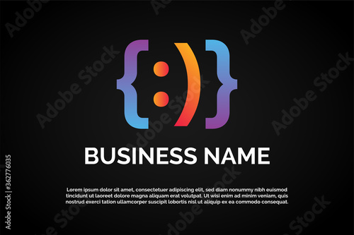 Smile Coding Logo Template