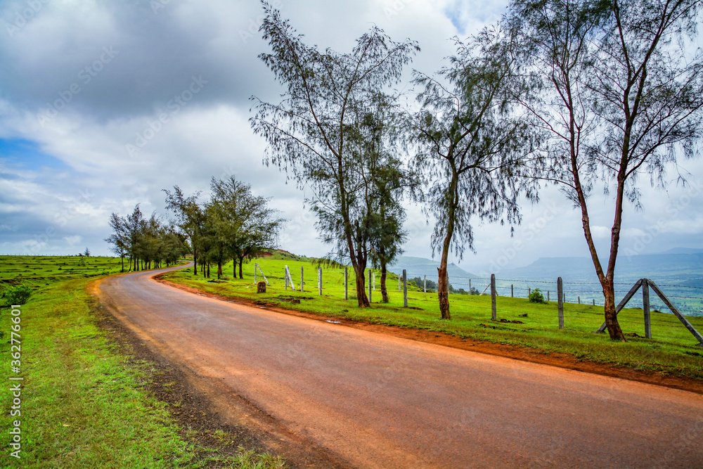 Beautiful view of green mountains at way to Mahabaleshwar, maharashtra, india. Beautiful view of green mountains at way to Mahabaleshwar, maharashtra, india.