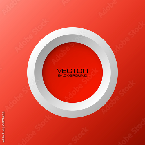 Abstract banner pattern background with round holes and the second circle bottom banner