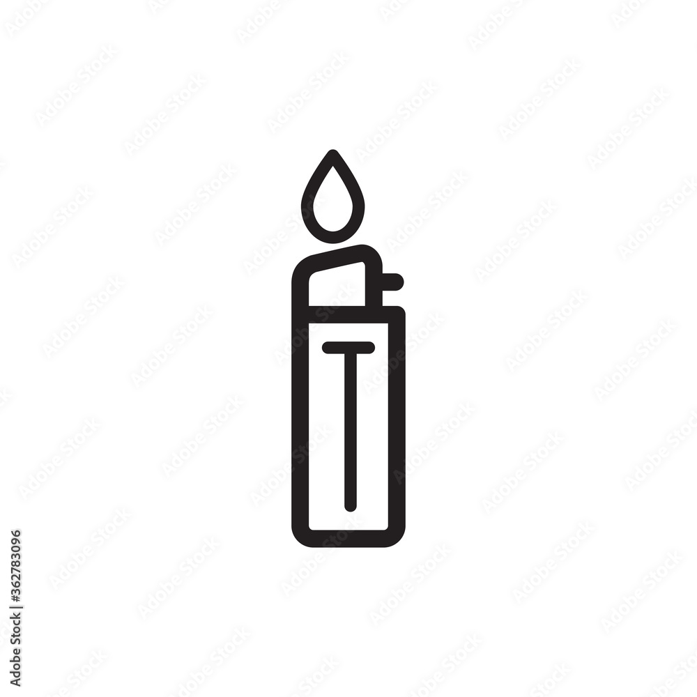 lighter icon vector symbol template lighter icon vector symbol template
