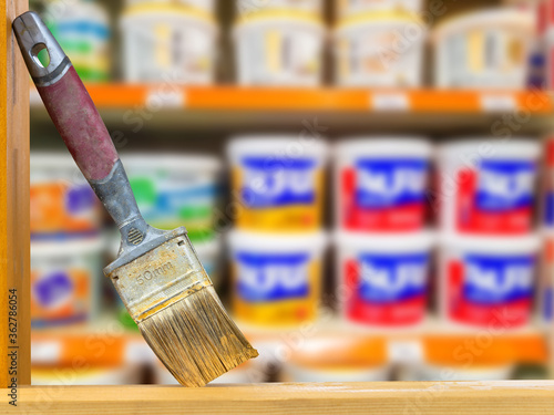 Paints and varnishes. Brush...
