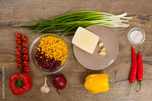 Ingredients for Burritos, c...