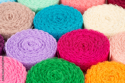Colorful lace tapes