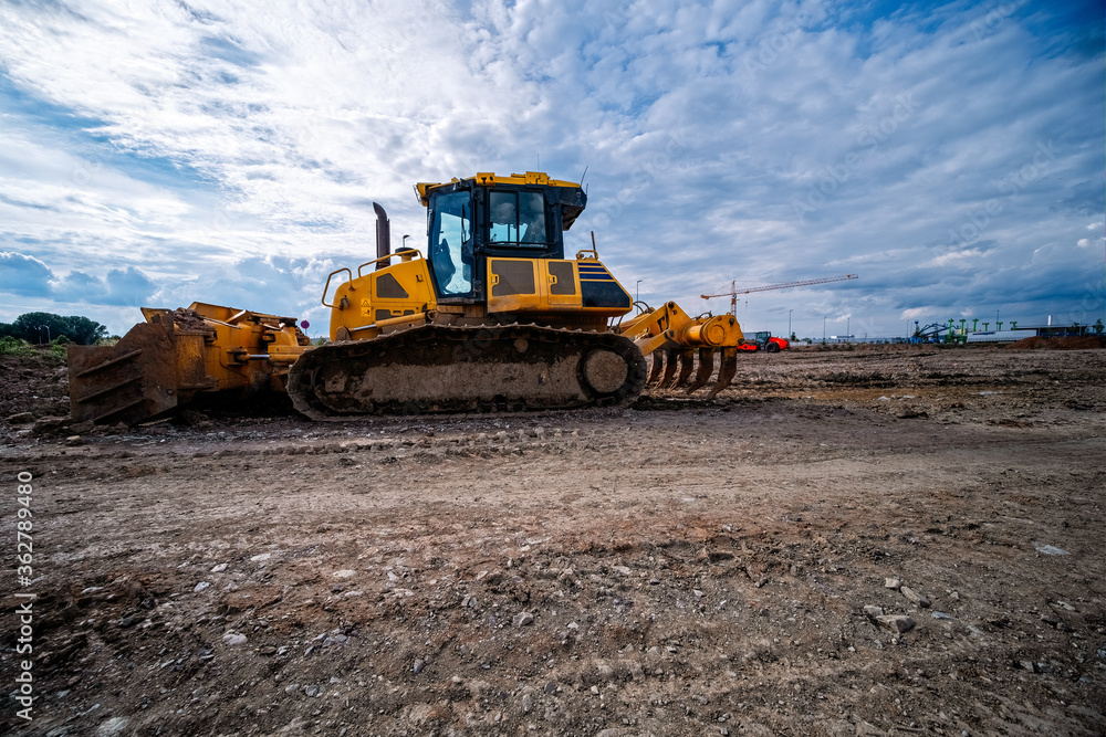 Fototapeta premium Planierraupe