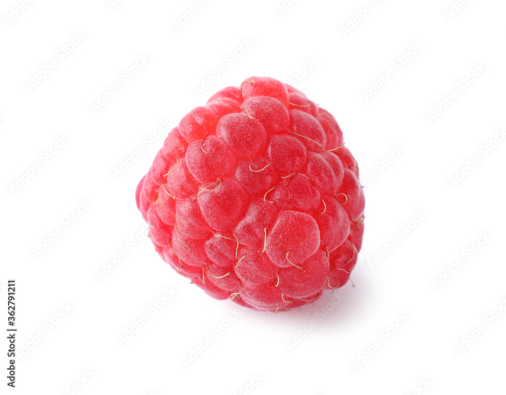 Delicious sweet ripe raspberry isolated on white Delicious sweet ripe raspberry isolated on white