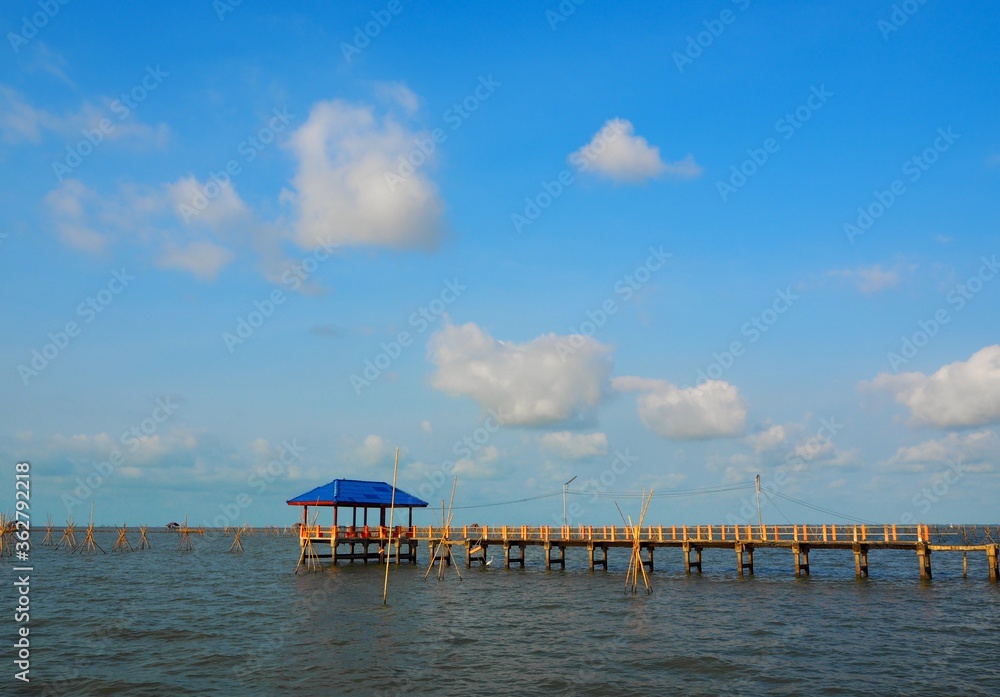 pier in the ocean