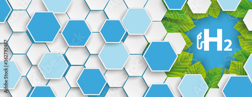 H2 Gas Pump Structure Green Leaves Header