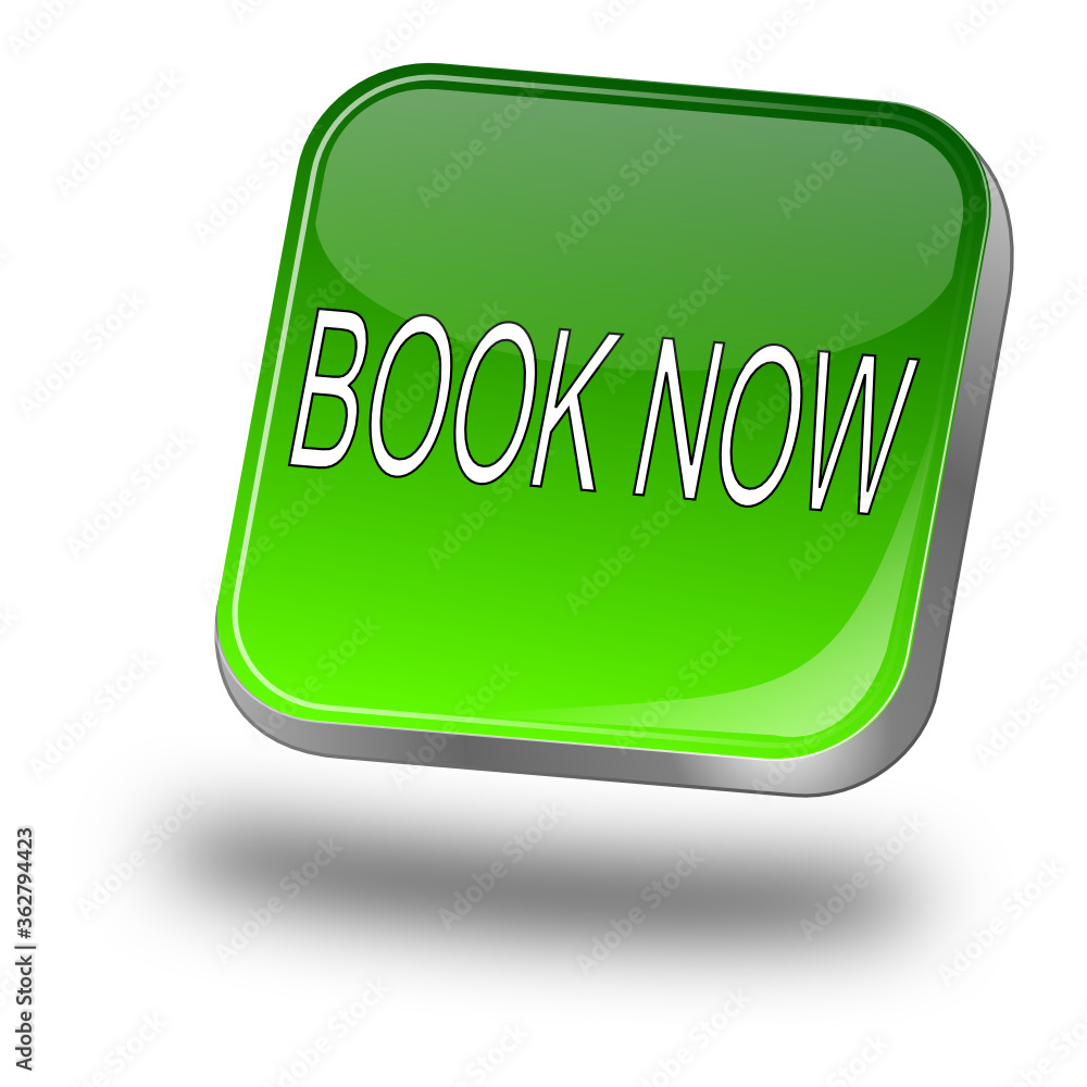 Book now Button - 3D illustration Book now Button - 3D illustration