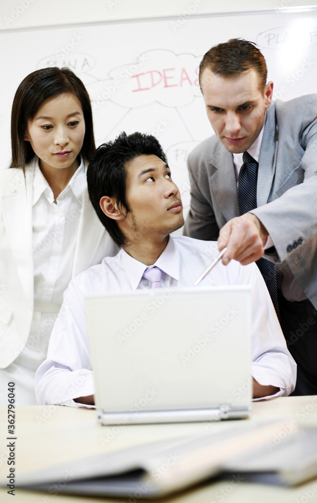 Business people having discussion Business people having discussion