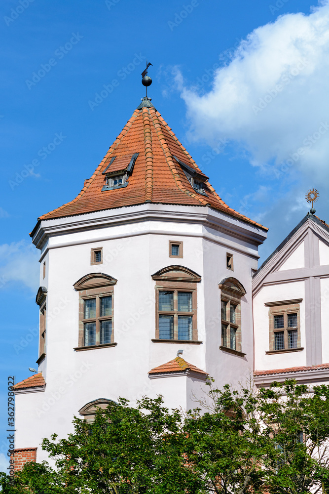 Towers of Mir Castle in the village of Mir. Belarus. Towers of Mir Castle in the village of Mir. Belarus.