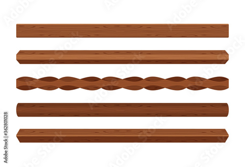 wooden lath different dark brown color isolated on white, wooden slat poles brown, lath wood for home decoration, wood slat posts, set of vertical slats plank, lumber wood brown, beautiful wooden dark