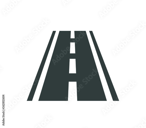 Road icon. Highway icon.   Track icon.  Road icon