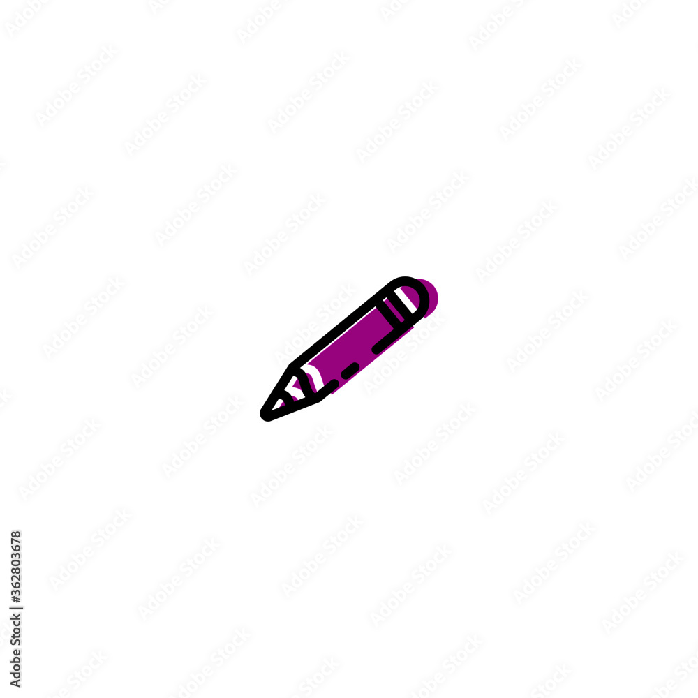 pencil icon. Vector illustration of pencil pencil icon. Vector illustration of pencil