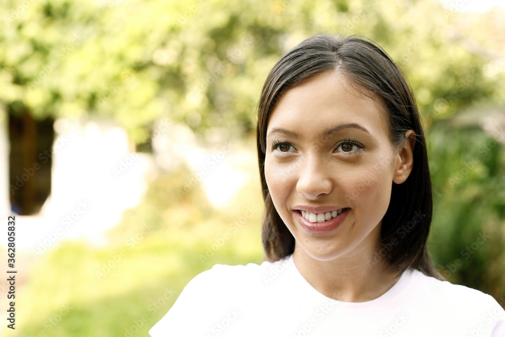 Young woman smiling Young woman smiling