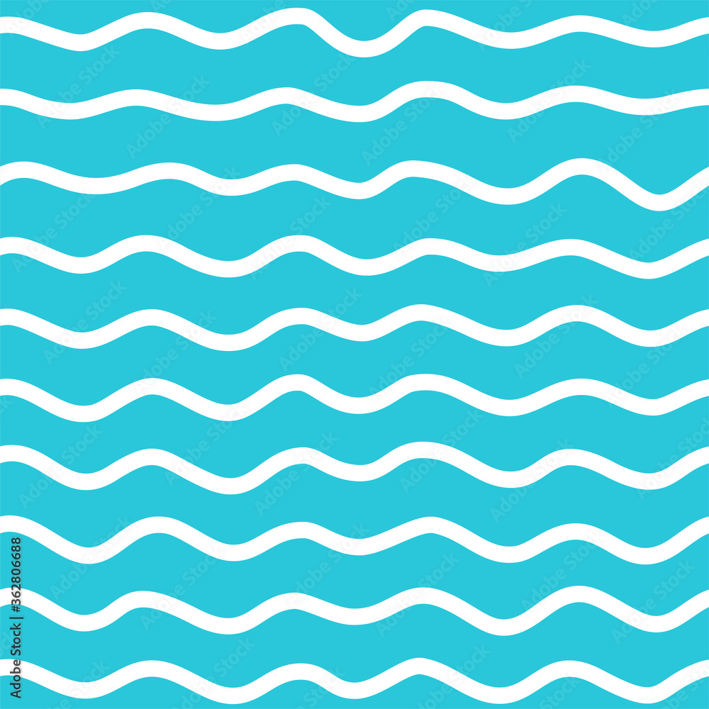 Hand drawn waves seamless pattern Hand drawn waves seamless pattern