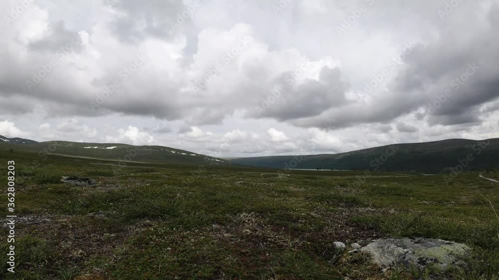 A timelaps of the Swedish mountains in the North A timelaps of the Swedish mountains in the North