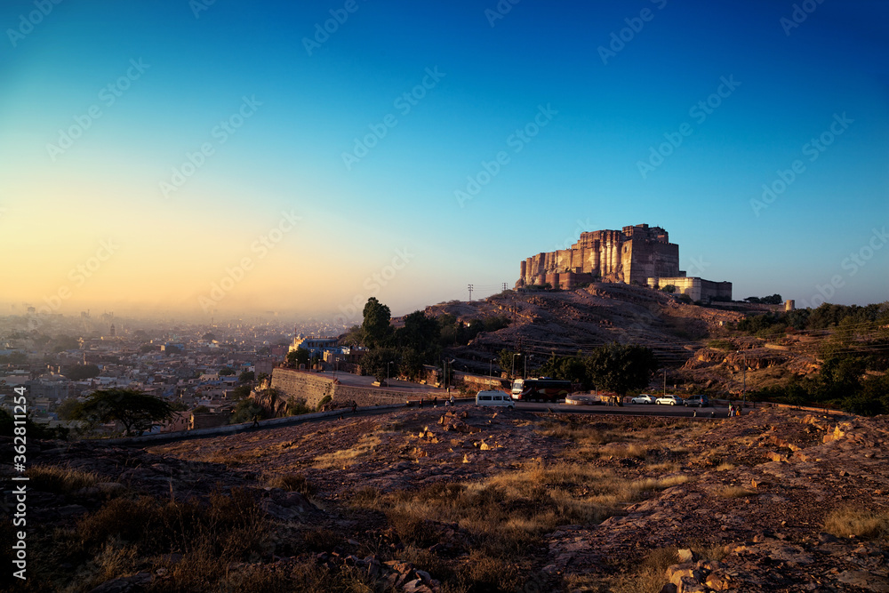 Magnificent Mehrangarh Fort - Jodhpur is a popular tourist places in India and one of the largest forts in forts
