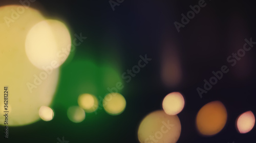 Natural Multicolored Bokeh Garland Particles Effect Photo Overlays Background Glowing Abstract Lens Lights Defocused Circles and Blur Colored Glitter Beautiful Glamour Style. Use Screen Overlay Mode. © overlays-textures