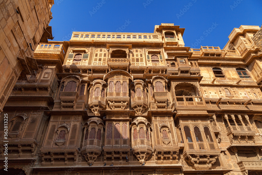 Patwon ki Haveli situated inside Sonar (Golden) Fort - Jaisalmer