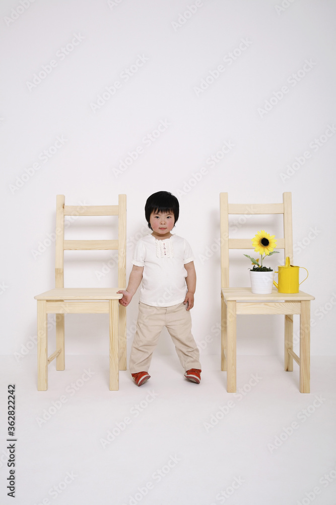 Boy posing for the camera Boy posing for the camera
