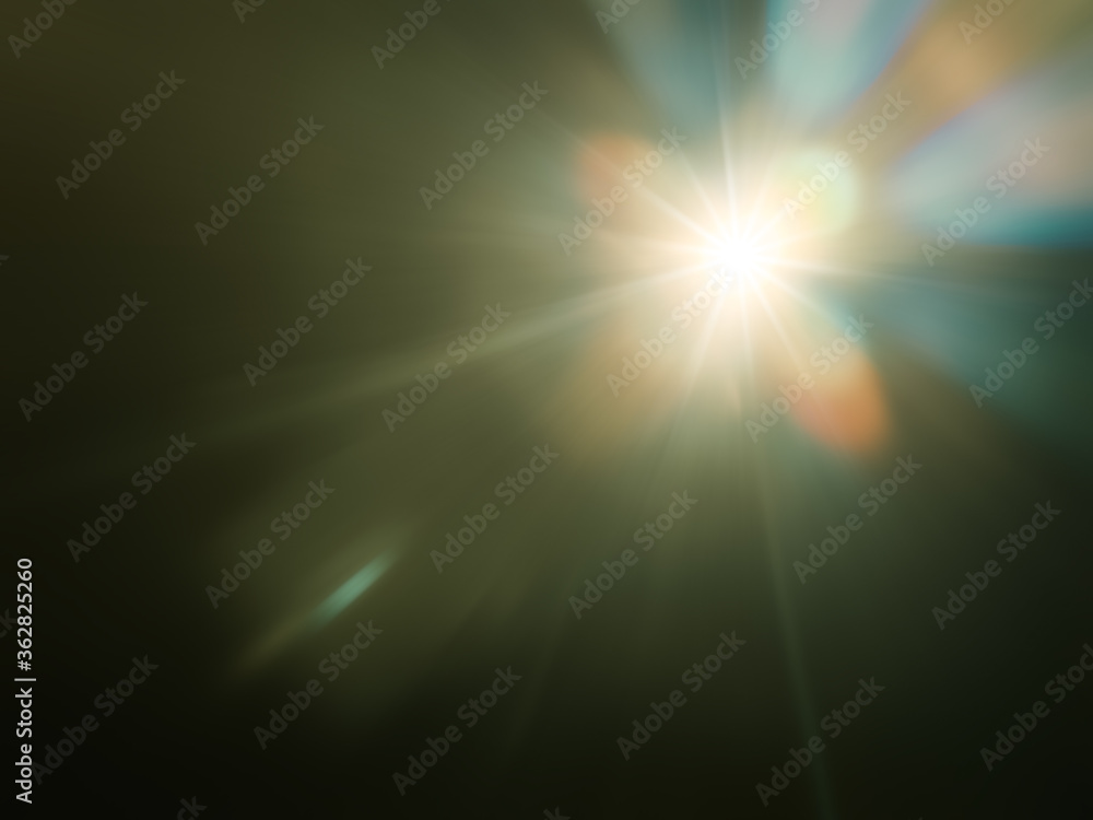 strange light flare background