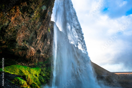 Seljalandsfoss  a magic waterfall in South Iceland