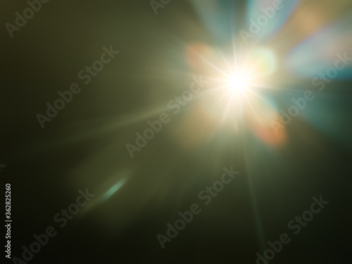 strange light flare background © magann
