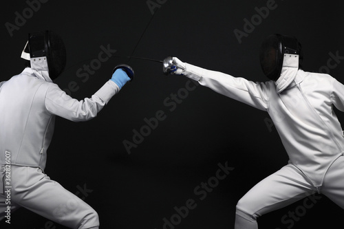 Man attacking his opponent