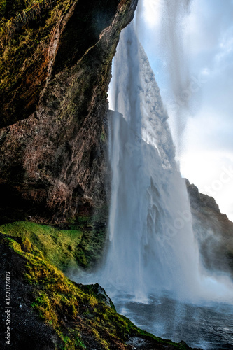 Seljalandsfoss  a magic waterfall in South Iceland