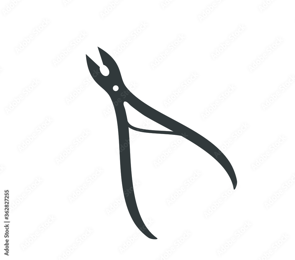 Nail clipper icon. Nail cutter vector illustration. Nail clipper icon. Nail cutter vector illustration.