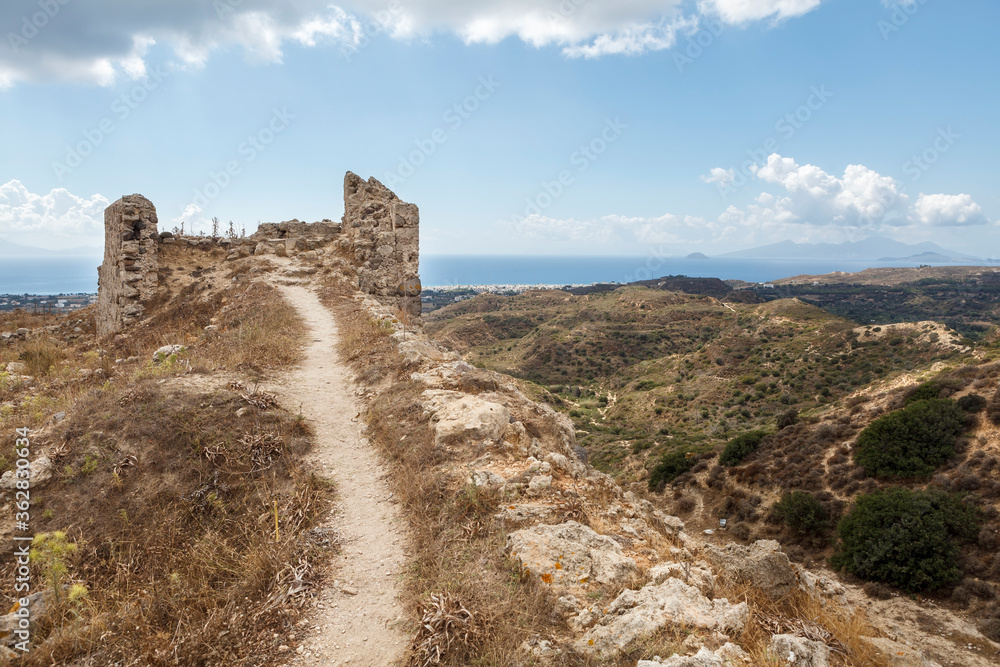 Castle of Antimachia village in Kos island Greece