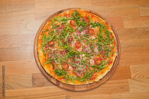 Arugula Pizza Wood Italy