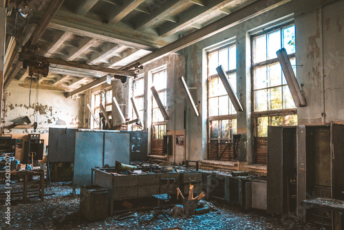 old Soviet factory premises