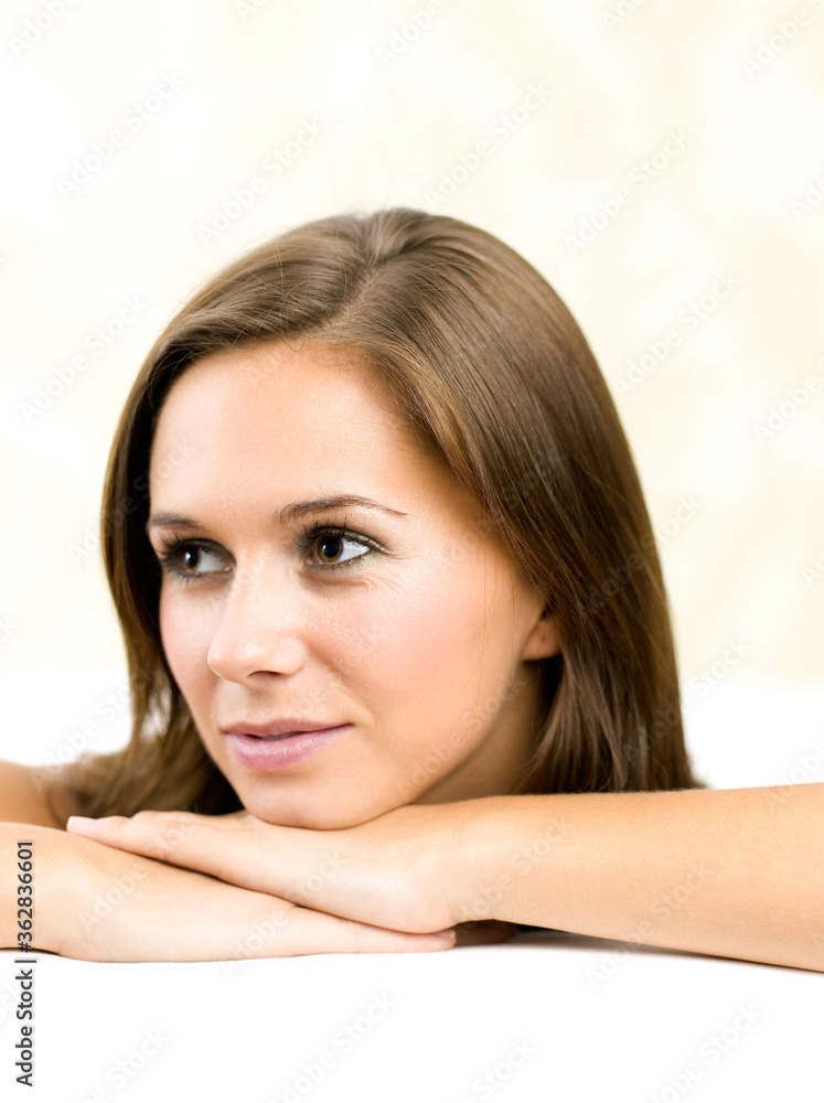 Woman smiling Woman smiling