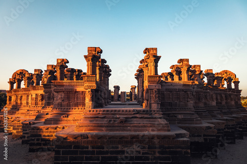 Landscape and activities of locals in Kutch Gujarat India